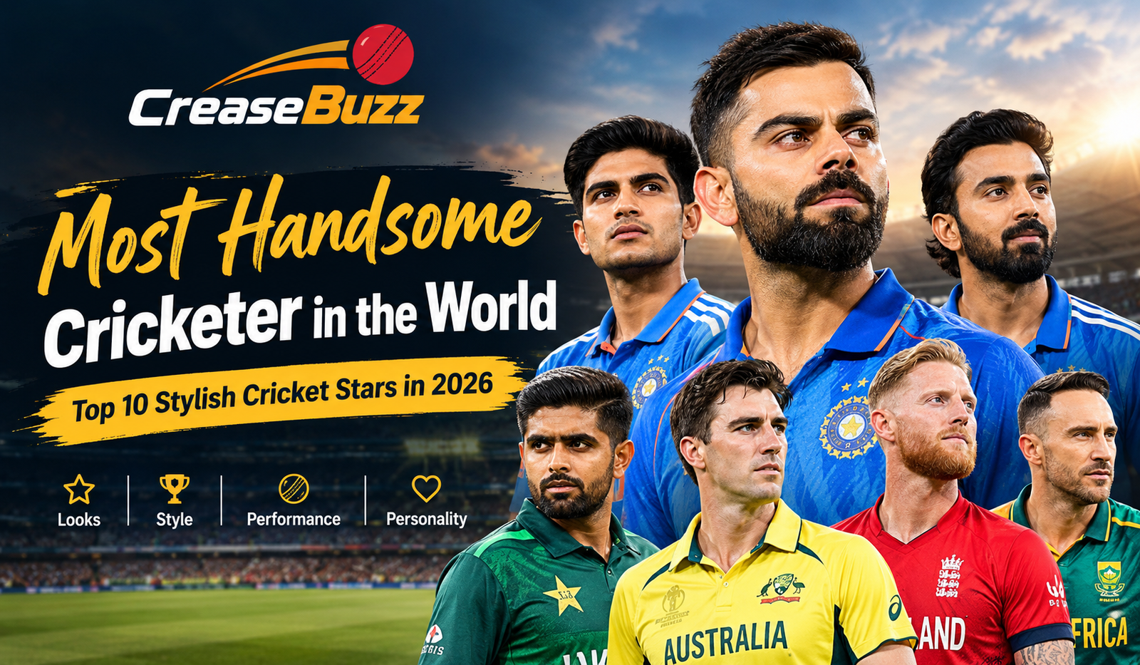 most handsome cricketer in the world 2026