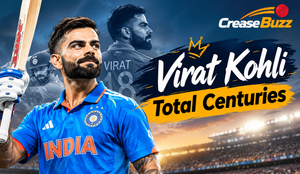 virat kohli  total centuries